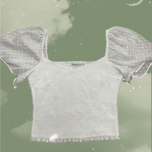 A&F smocked top